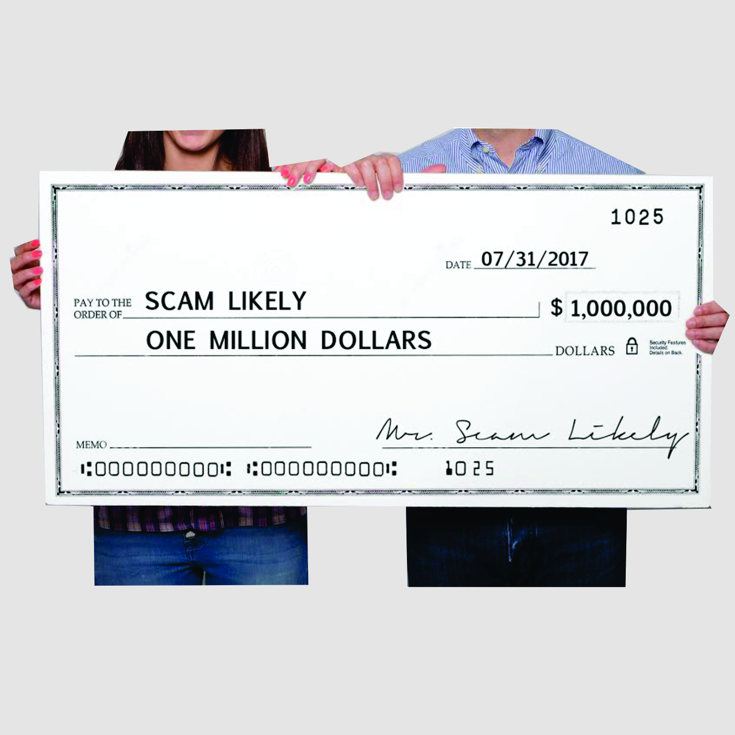 Giant Check Giant Check